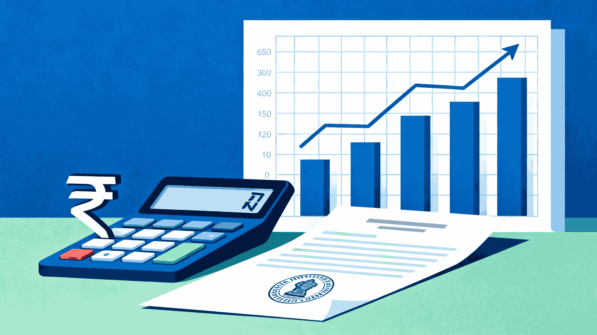 Visualization of 7th Pay Matrix levels and salary progression